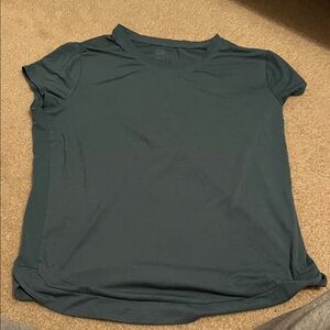 Athleta girl’s Short Sleeve Performance Tee in Teal Blue